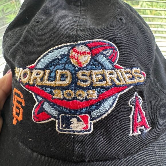 San Francisco Giants vs. Los Angeles Angels 2002 World Series Hat | Official MLB - Picture 2 of 6